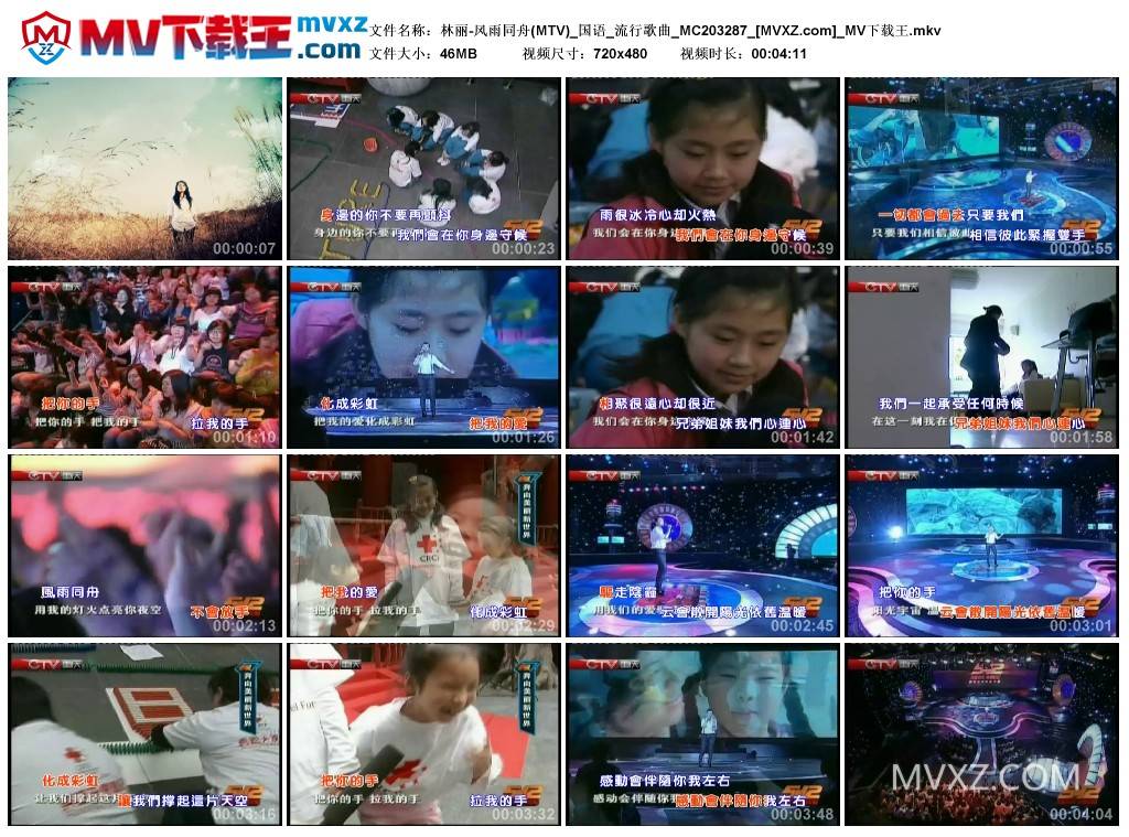 林丽-风雨同舟(MTV)_国语_流行歌曲_MC203287